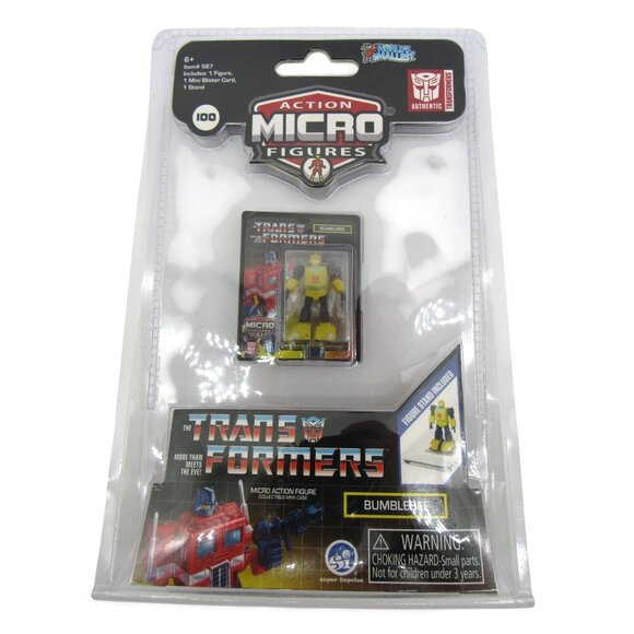 TRANSFORMERS Bumblebee And Starscream Mini Worlds Smallest Action Micro Figures - Picture 5 of 11